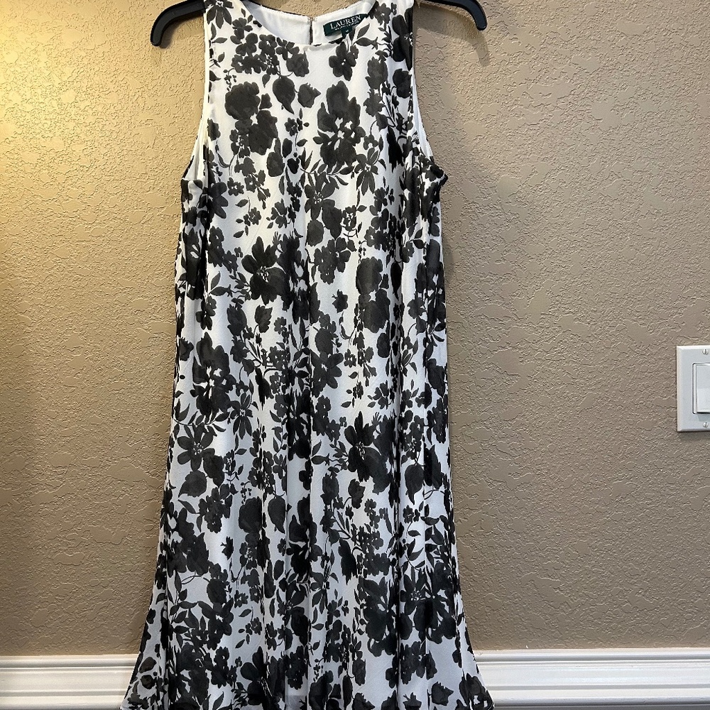 Lauren Ralph Lauren print dress - size 12